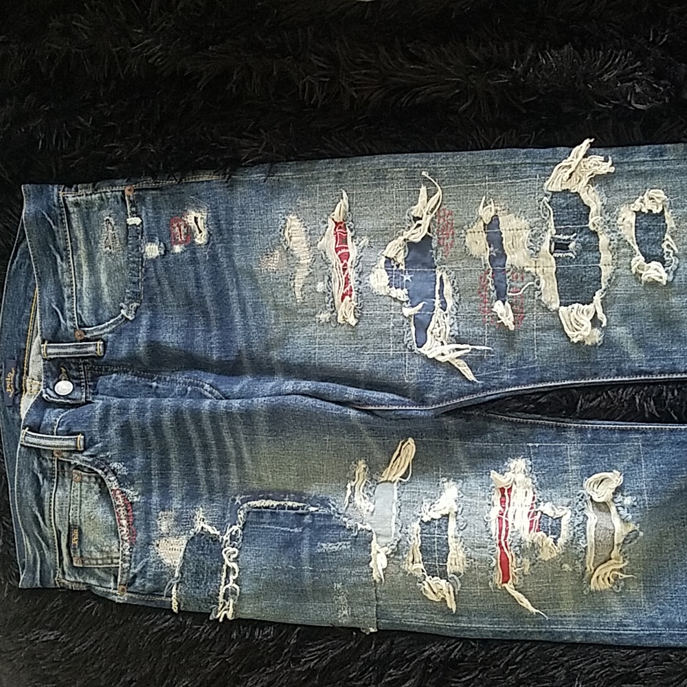 Polo Sullivan Slim Patchwork Jeans